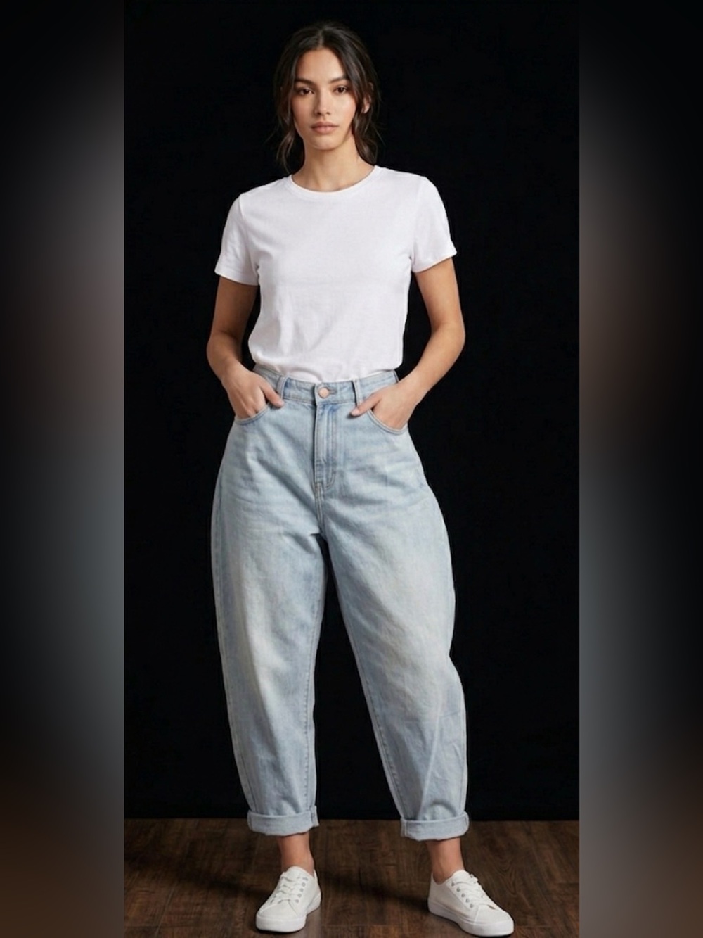 Relaxed Light Wash Boyfriend Jeans — Women